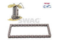 Chain set, oil pump drive