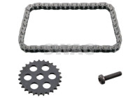 Chain set, oil pump drive