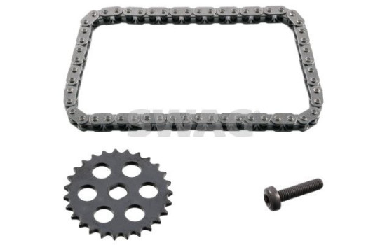 Chain set, oil pump drive
