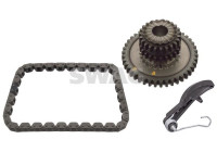 Chain set, oil pump drive
