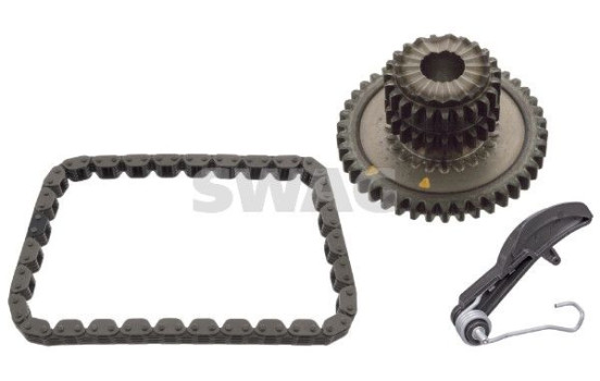 Chain set, oil pump drive