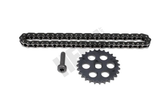 Chain set, oil pump drive
