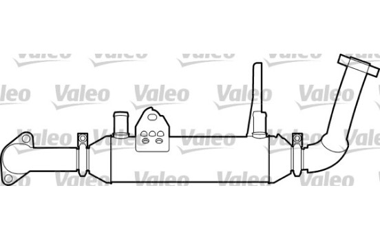 Cooler, exhaust gas recirculation ORIGINAL PART 817749 Valeo