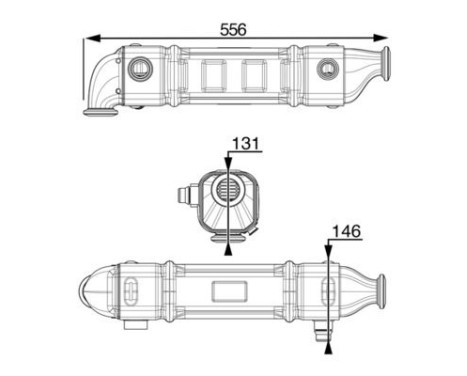 Cooler, exhaust gas recirculation