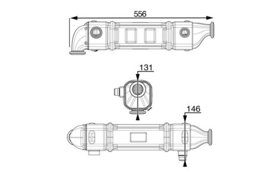 Cooler, exhaust gas recirculation