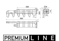 Cooler, exhaust gas recirculation