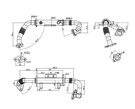 Cooler, exhaust gas recirculation, Image 2