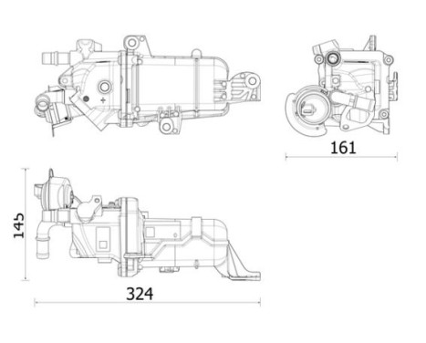 Cooler, exhaust gas recirculation, Image 10