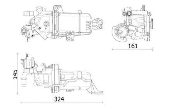 Cooler, exhaust gas recirculation, Image 10