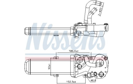 Cooler, exhaust recirculation ** FIRST FIT **