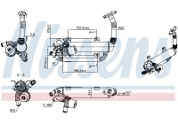 Cooler, exhaust recirculation
