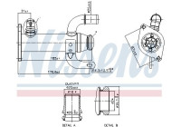Cooler, exhaust recirculation