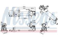 Cooler, exhaust recirculation