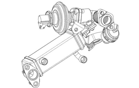 Cooler, exhaust recirculation, Image 2