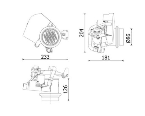 Cooler, exhaust recirculation