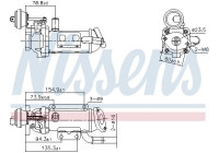 Cooler, exhaust recirculation