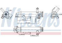 Cooler, exhaust recirculation