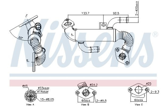 Cooler, exhaust recirculation, Image 5