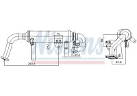 Cooler, exhaust recirculation