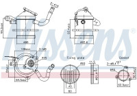 Cooler, exhaust recirculation