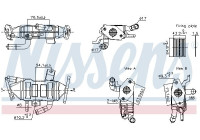 Cooler, exhaust recirculation