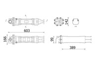 Cooler, exhaust recirculation