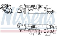 Cooler, exhaust recirculation