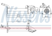 Cooler, exhaust return