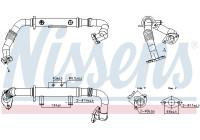 Cooler, exhaust return