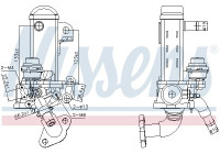 Cooler, exhaust return