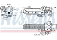 Cooler, exhaust return