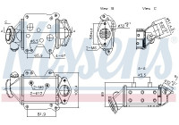 Cooler, exhaust return