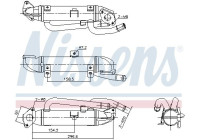 Cooler, exhaust return