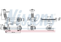 Cooler, exhaust return