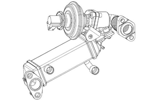 Cooler, exhaust return, Image 2