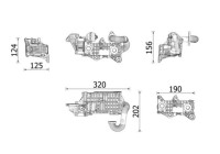 Cooler, exhaust return