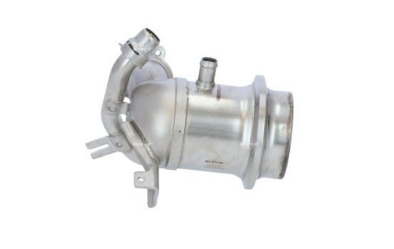 Cooler, exhaust return