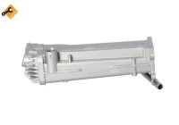 Cooler, exhaust return