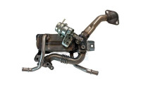 Cooler, exhaust return