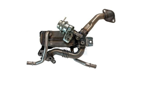 Cooler, exhaust return