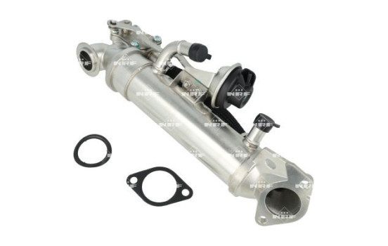 Cooler, exhaust return