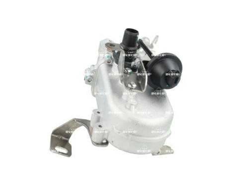 Cooler, exhaust return