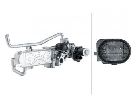 EGR Module 6NU 358 167-011 Hella