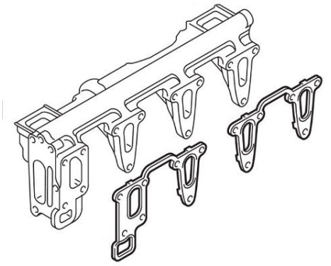 Gasket set, exhaust gas recirculation system 873.340 Elring