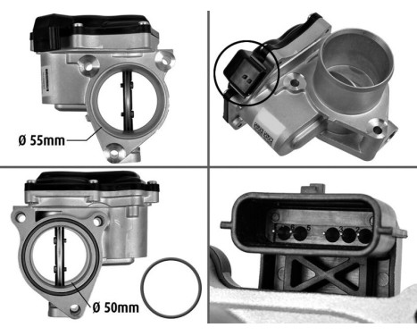 Throttle body ORIGINAL PART 700430 Valeo, Image 5