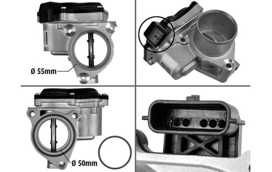 Throttle body ORIGINAL PART 700430 Valeo, Image 5