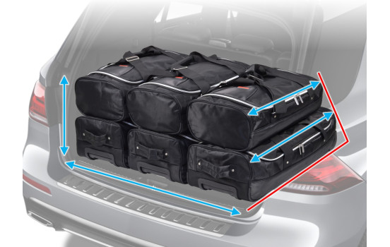 Juego de bolsas de viaje Car-Bags adecuado para Citroën C3 Aircross (CC24) 2024-actualidad Original, Imagen 5