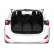 Juego de bolsas de viaje Hyundai i30 CW (GD) 2012-2017 familiar, Miniatura 2