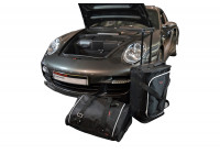 Juego de bolsas de viaje Porsche 911 (997) 2WD sin cambiador de CD o con cambiador de CD en la parte superior del mampar