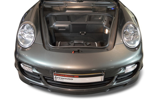Juego de bolsas de viaje Porsche 911 (997) 2WD sin cambiador de CD o con cambiador de CD en la parte superior del mampar, Imagen 2